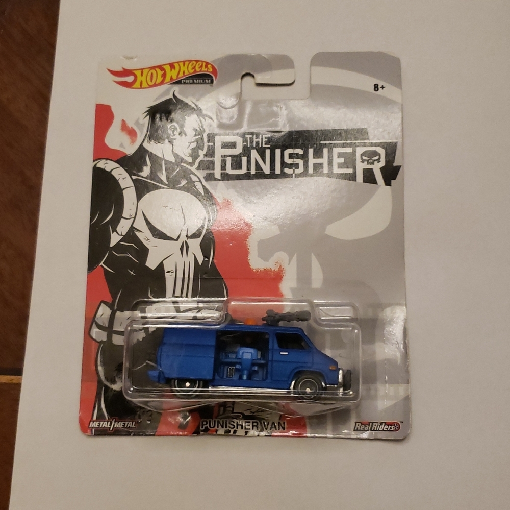 Hot Wheels Premium "The Punisher" GMC PUNISHER VAN matte blue